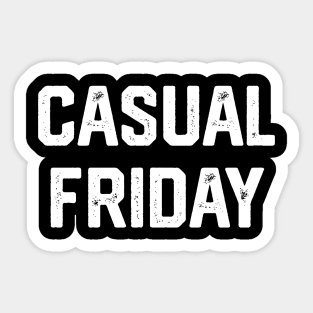 Casual Friday Sticker